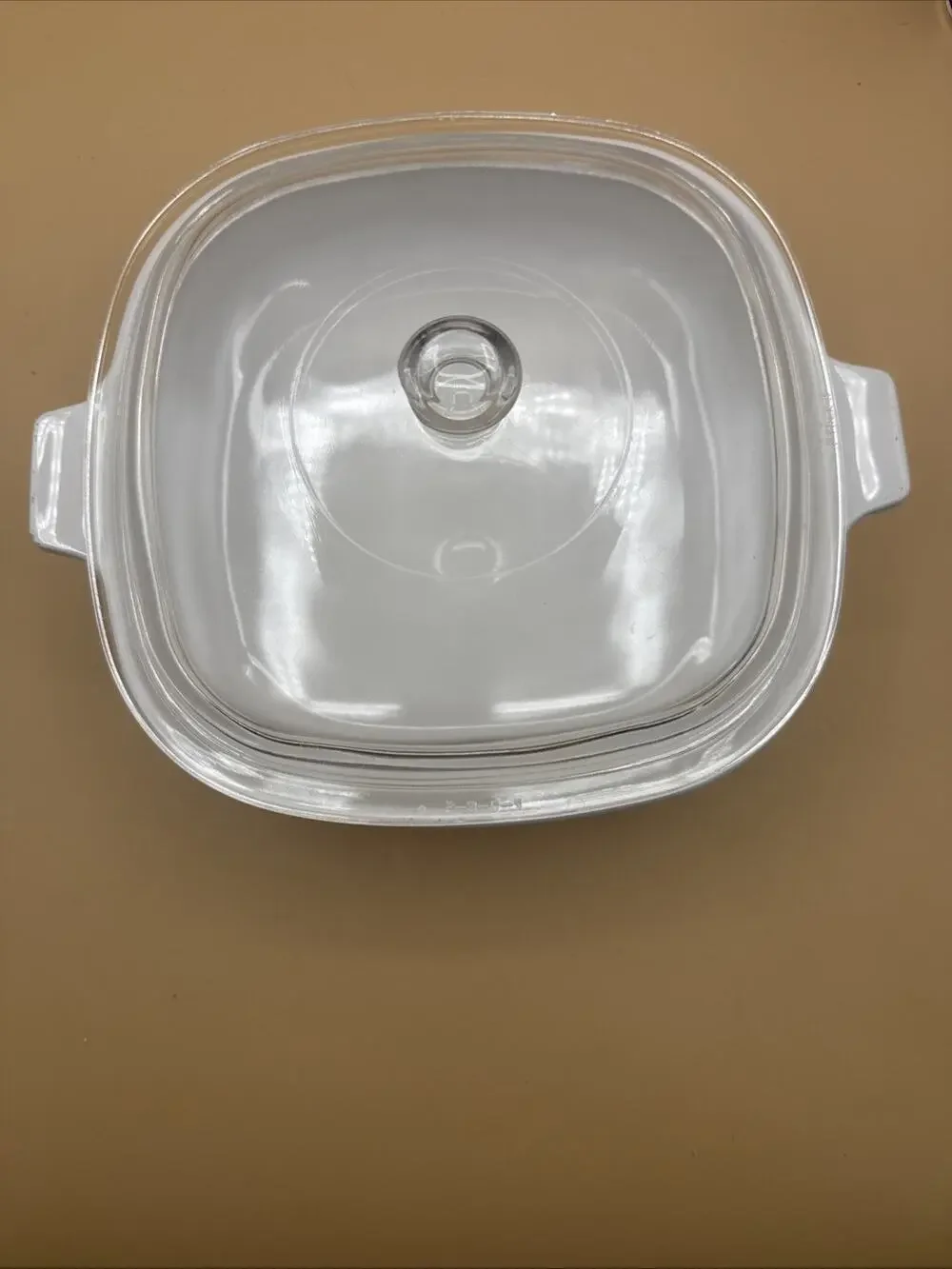 Vintage Corning Ware White Micromate Brawner Browning Baking Pyrex Lid Dish
